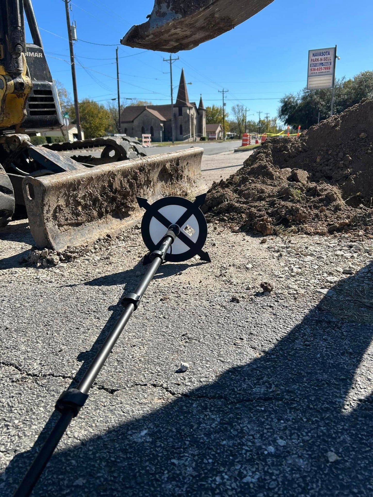 BumpGuard installed on GPS receiver in the field